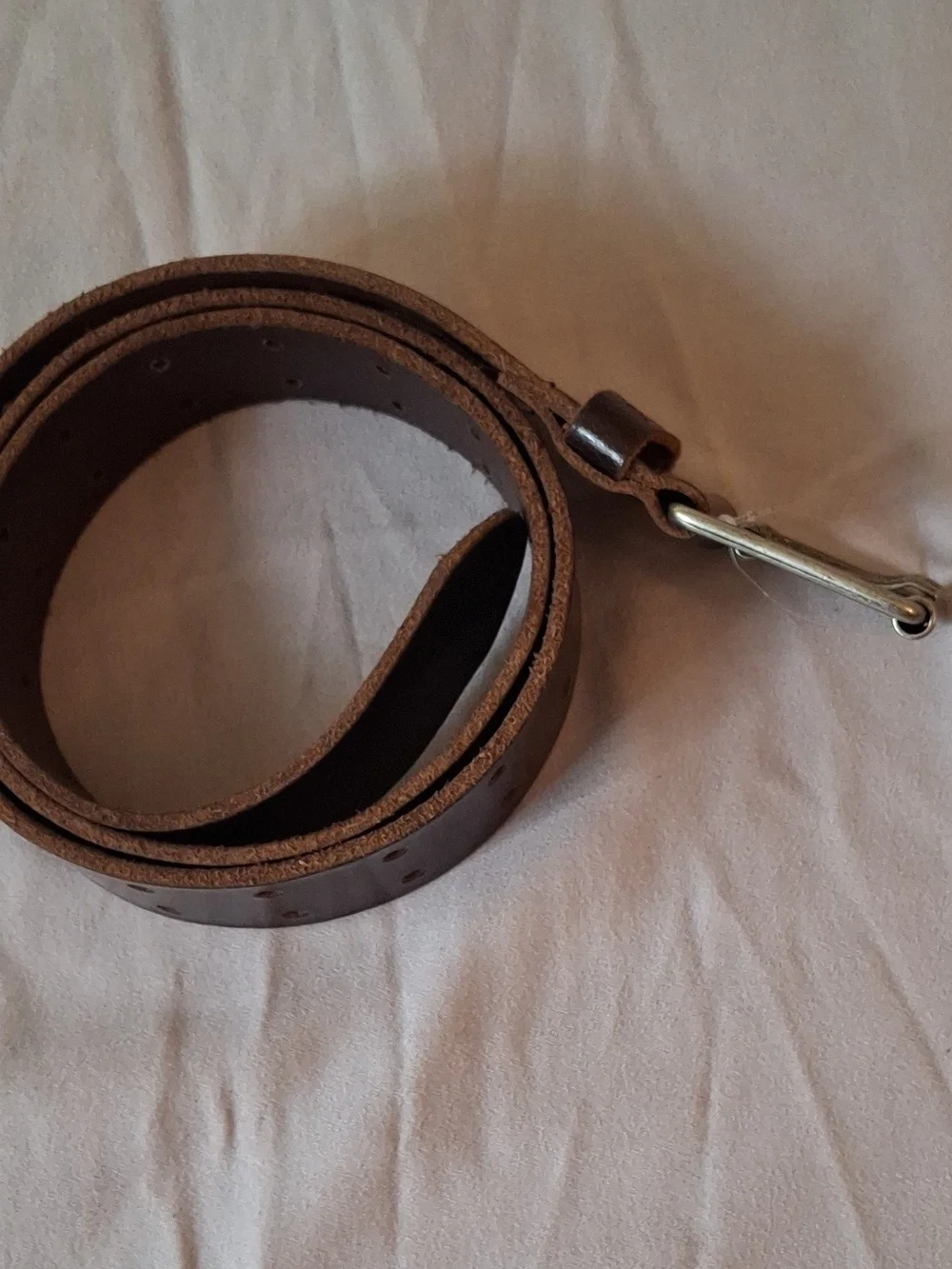 Rare Levi's Adjustable Double Prong Leather Belt Pre-Production Sample 41818-28